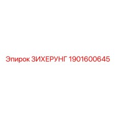 1901600645 ЗИХЕРУНГ Epiroc