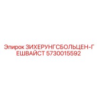 5730015592 ЗИХЕРУНГСБОЛЬЦЕН-ГЕШВАЙСТ Epiroc