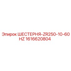 1616620804 ШЕСТЕРНЯ-ZR250-10-60HZ - Epiroc