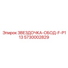 5730002829 ЗВЕЗДОЧКА-ОБОД-F-P113 Epiroc