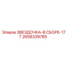 2658339785 ЗВЕЗДОЧКА-В СБОРЕ-17T Epiroc